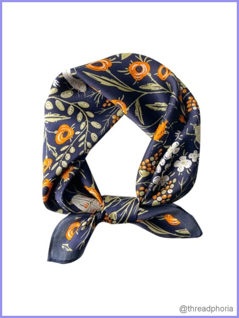100% Mulberry Silk Square Scarf 21x21 Neck Scarf for Women